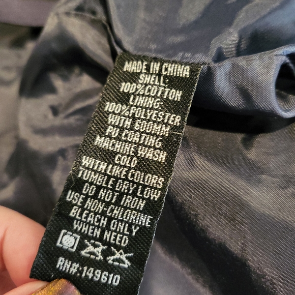 Miss London Black Label Navy Blue Hooded Jacket Size L - Picture 9 of 9